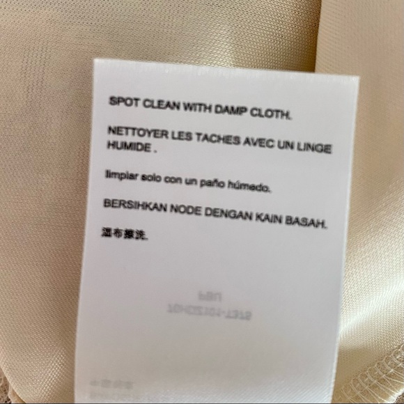 BEBE Sequin Scroll Mesh Rose Gold Bodycon Structured Dress Size M - Picture 14 of 16